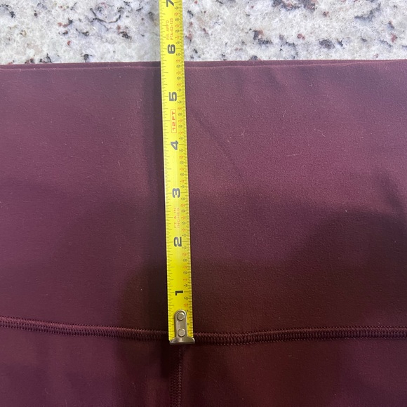 Lululemon Burgundy Leggings - Picture 7 of 9